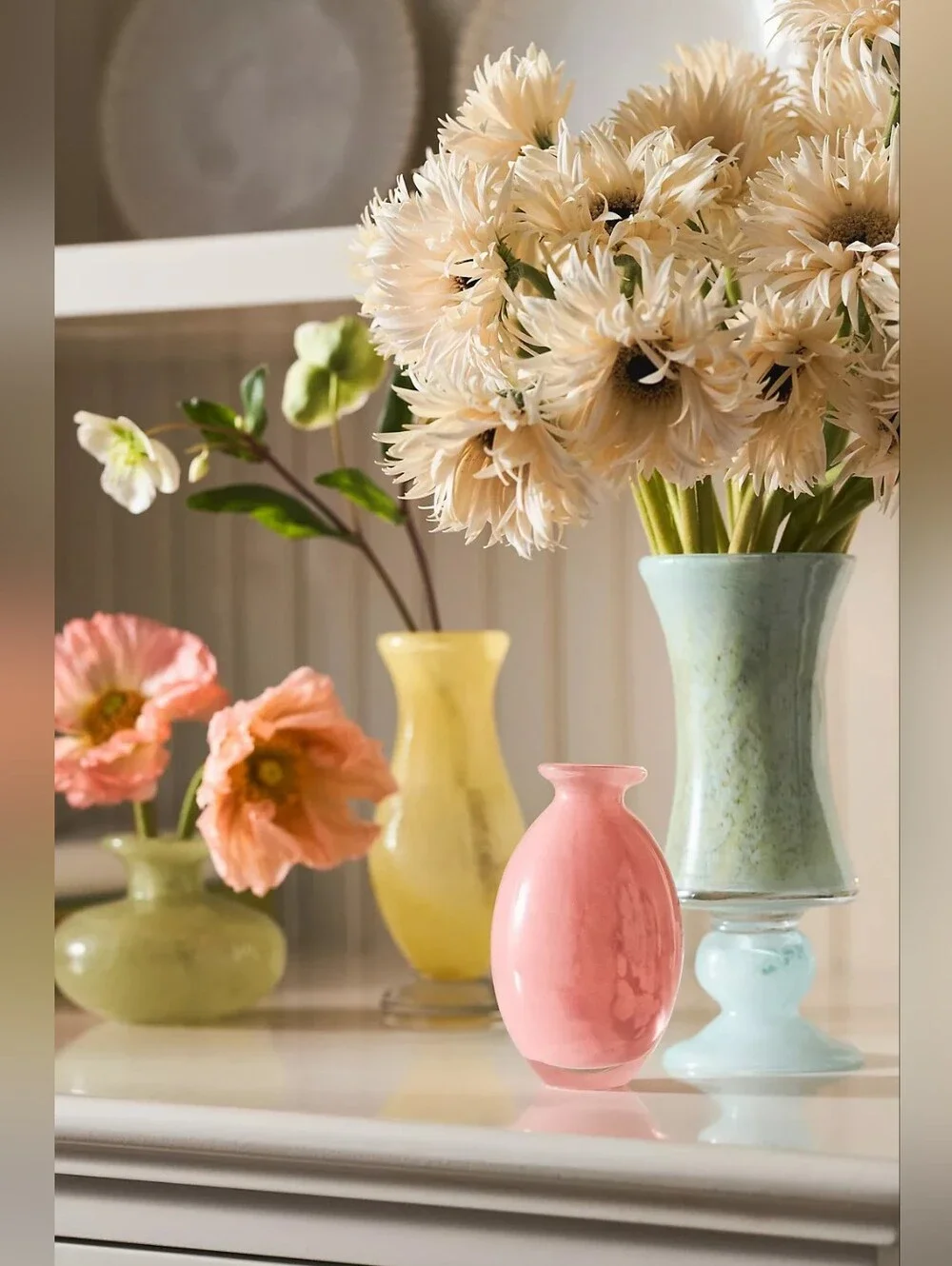Anthropologie Pink Ceramic Bud Vase